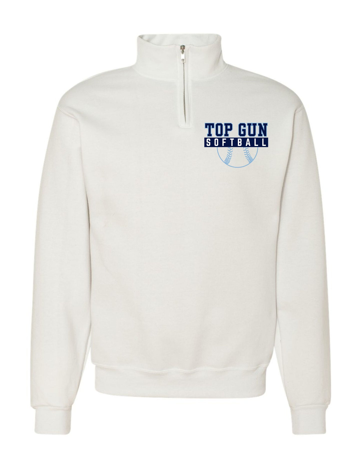 *NEW* Top Gun - Softball Style - Fleece Quarter Zip