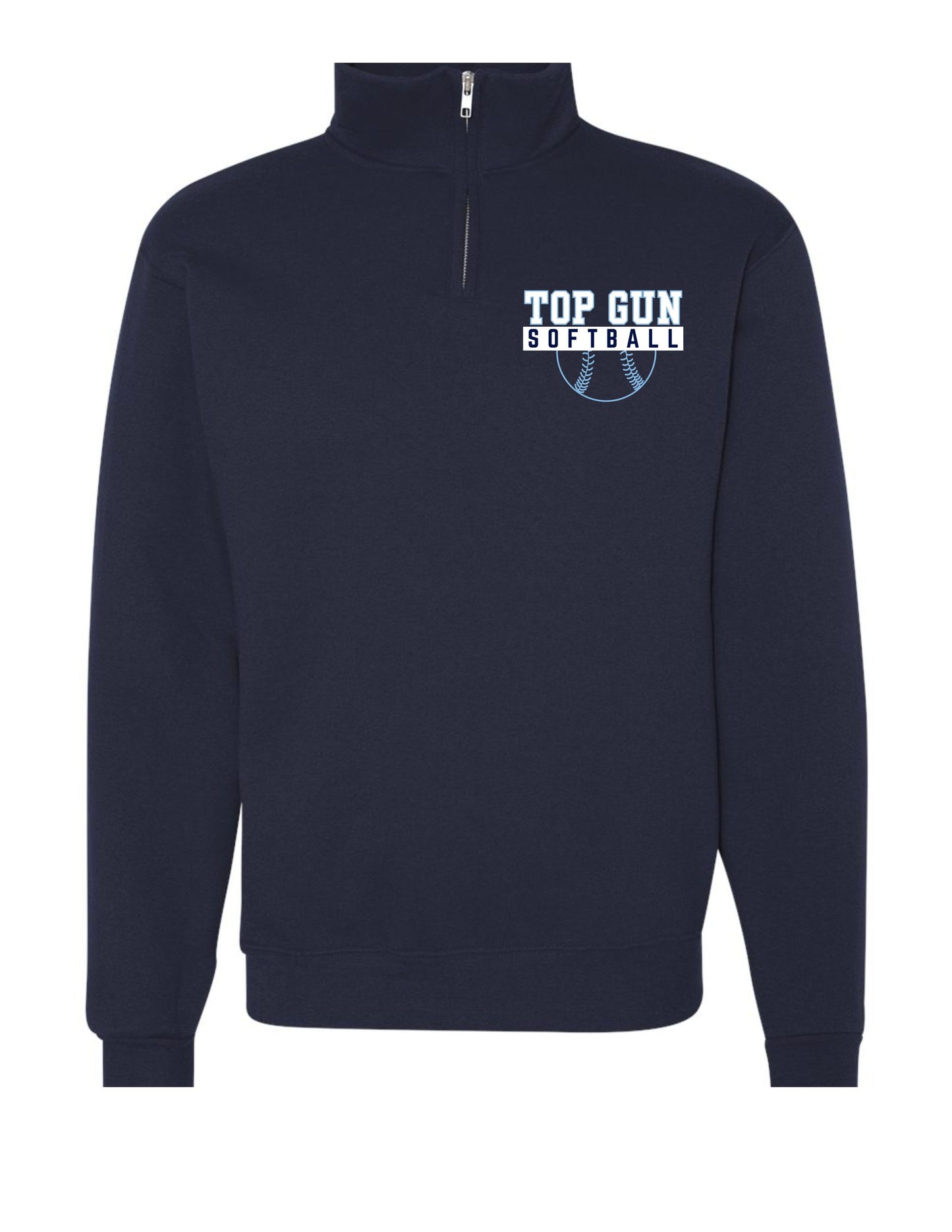 *NEW* Top Gun - Softball Style - Fleece Quarter Zip