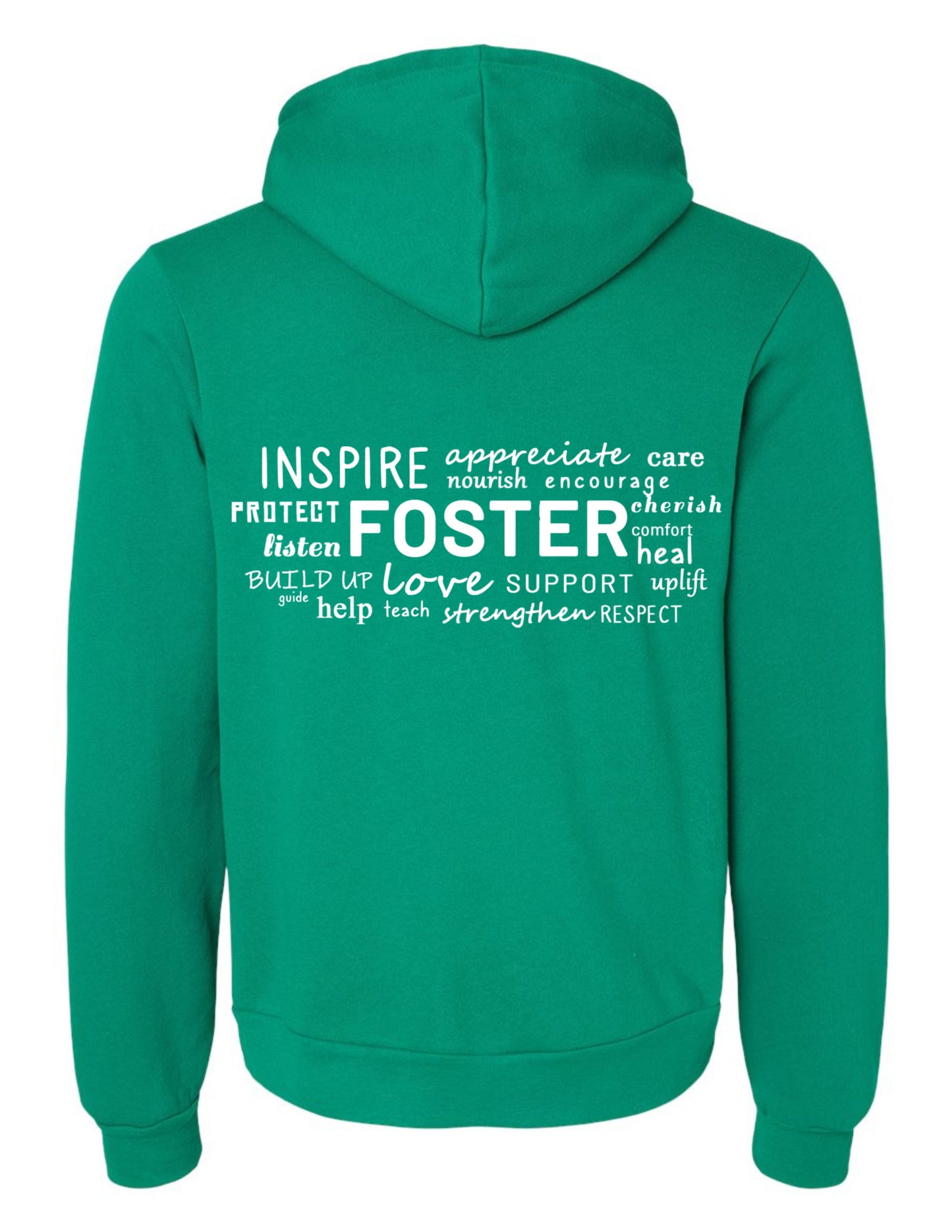 Foster Care Logo Pocket - Hooded Sweatshirt