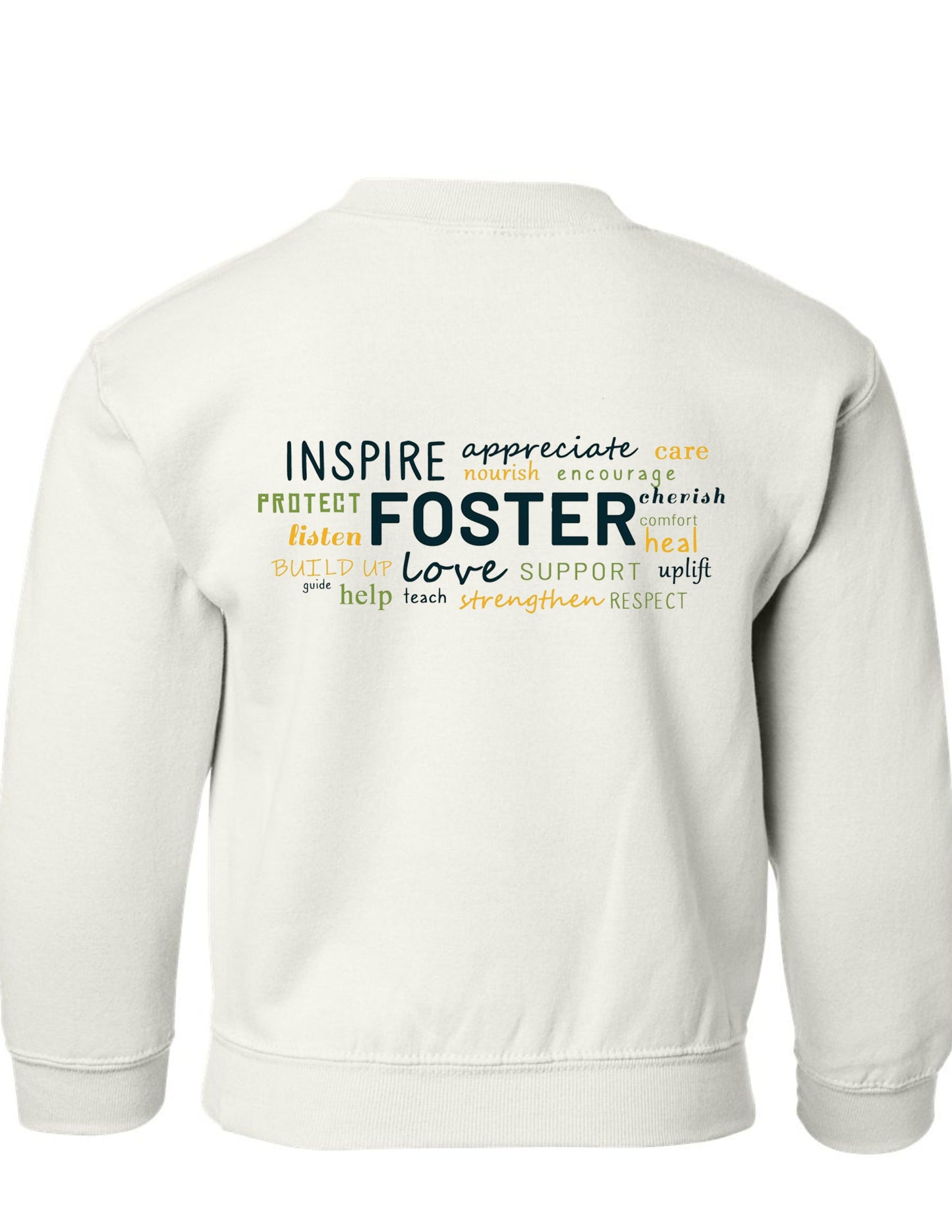 YOUTH - Foster Care Logo Pocket - Crewneck Sweatshirt