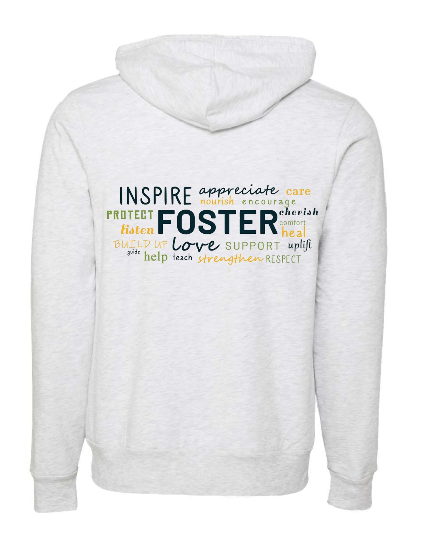 Foster Care Logo Pocket - Hooded Sweatshirt