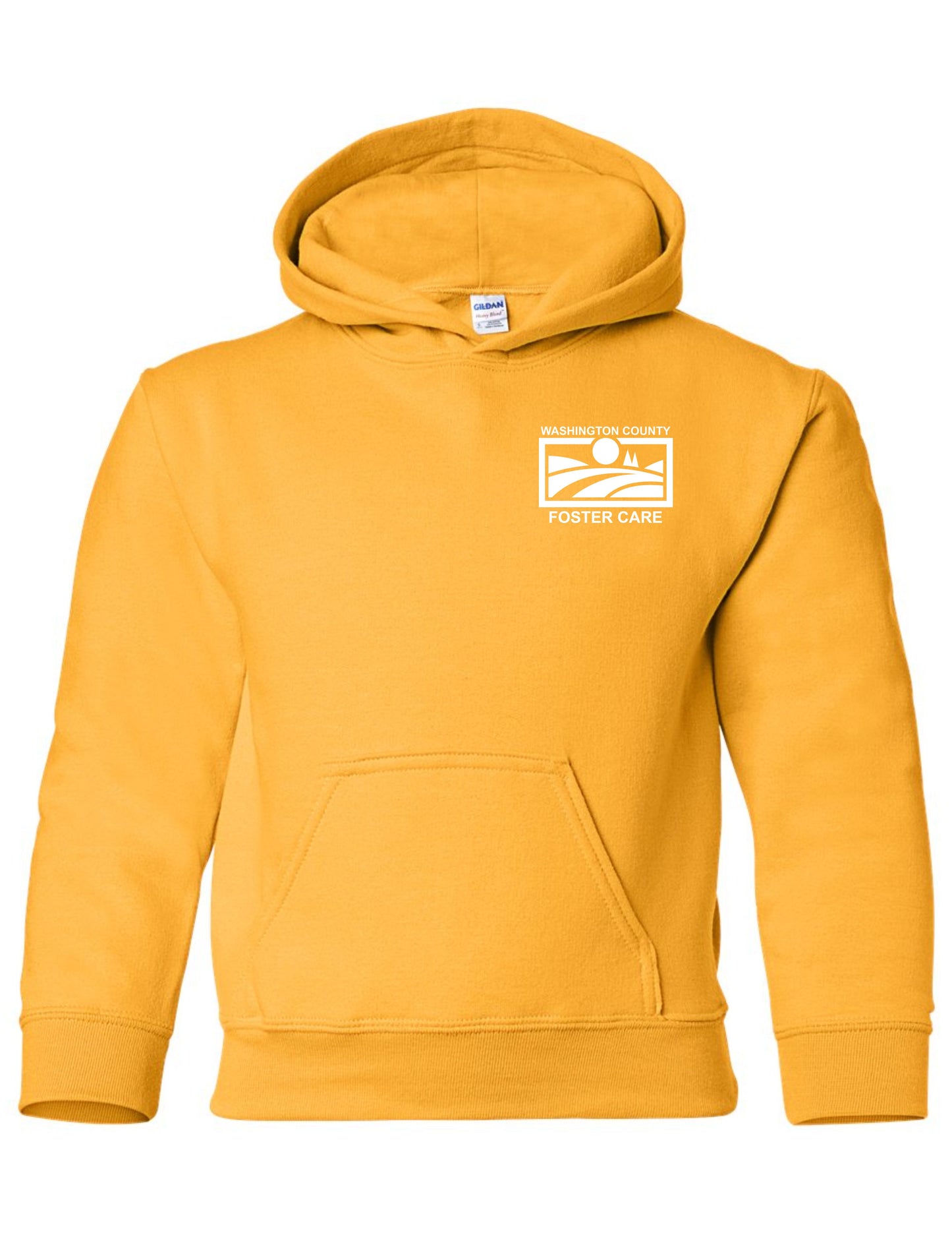 YOUTH - Foster Care Logo Pocket - Hooded Sweatshirt