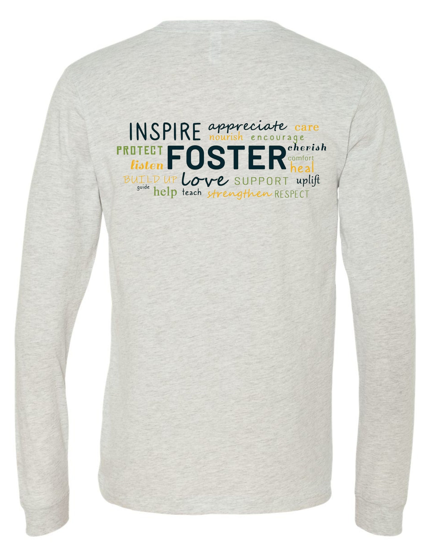 Foster Care Logo Pocket - Long Sleeve