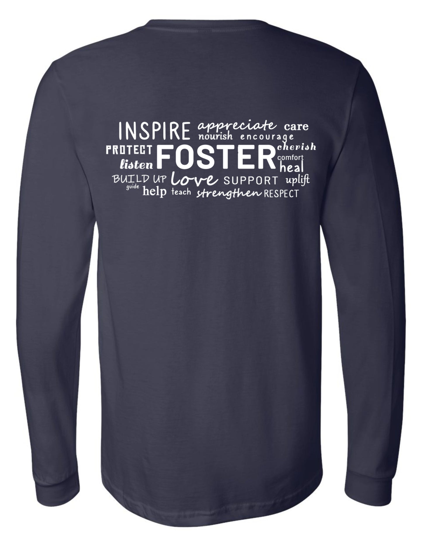 Foster Care Logo Pocket - Long Sleeve