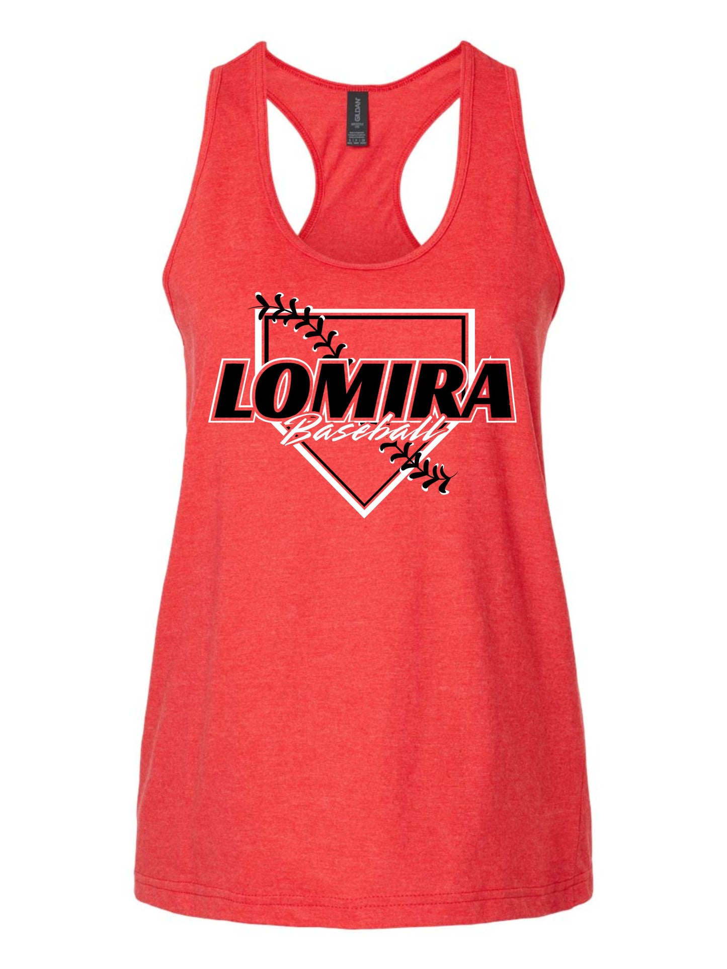Lomira Baseball Womens Tank - Plate