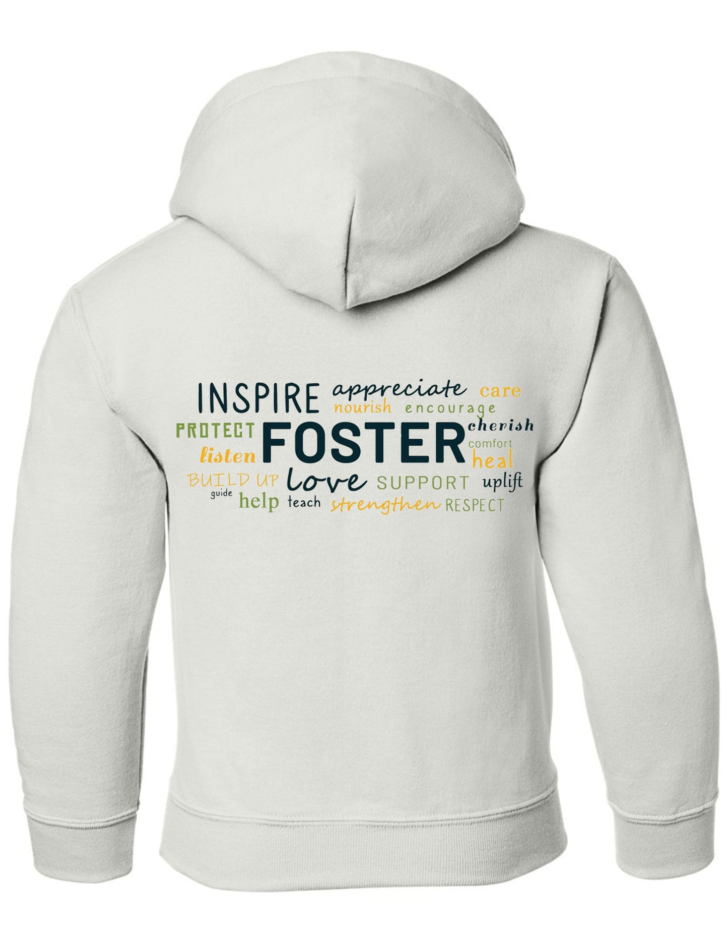 YOUTH - Foster Care Logo Pocket - Hooded Sweatshirt