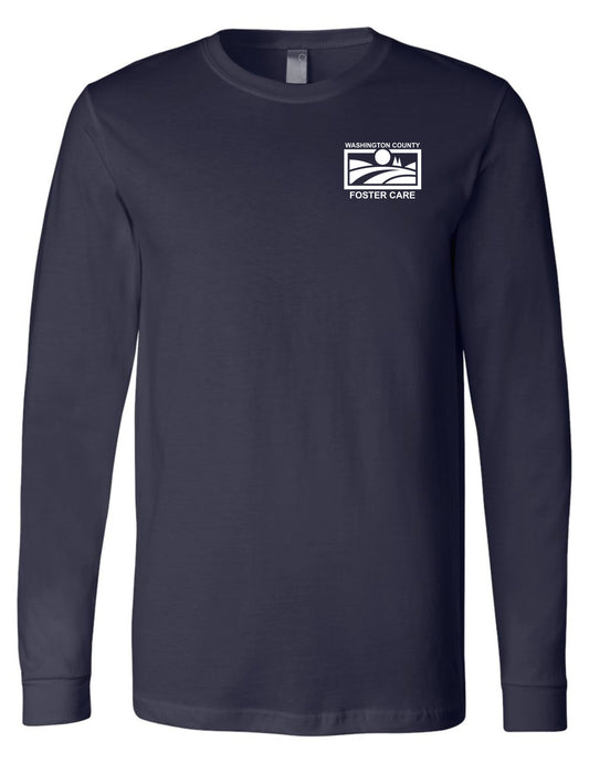 Foster Care Logo Pocket - Long Sleeve