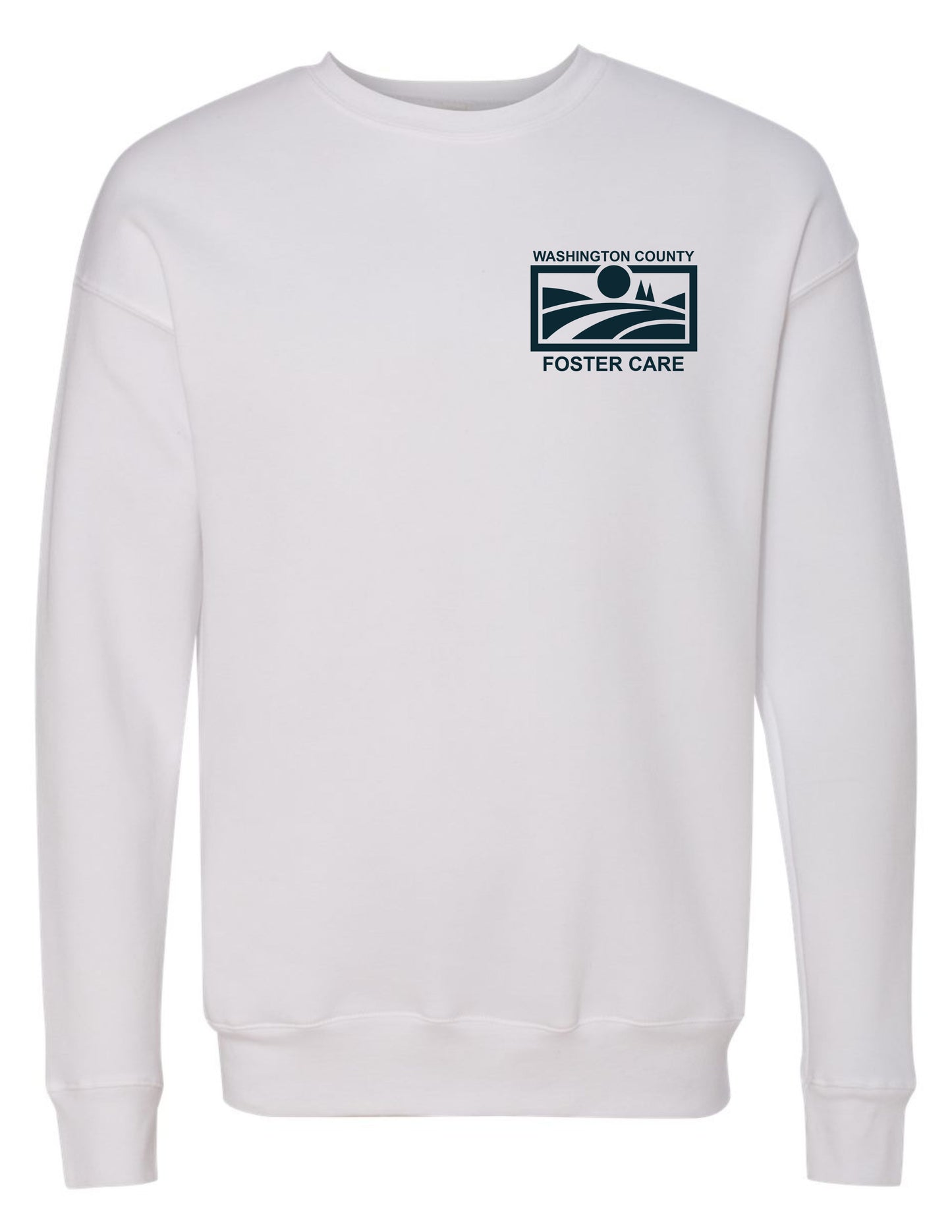 Foster Care Logo Pocket - Crewneck Sweatshirt