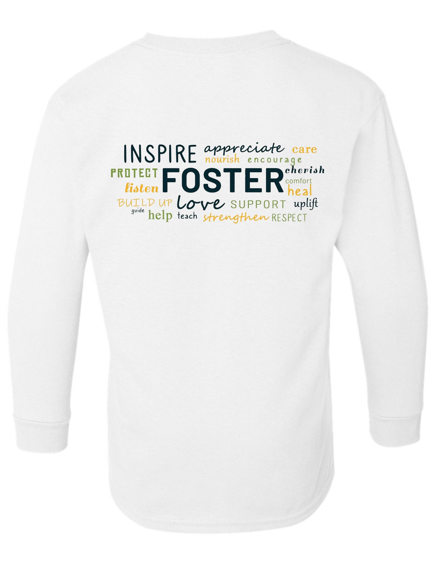 Foster Care Logo Pocket - Long Sleeve