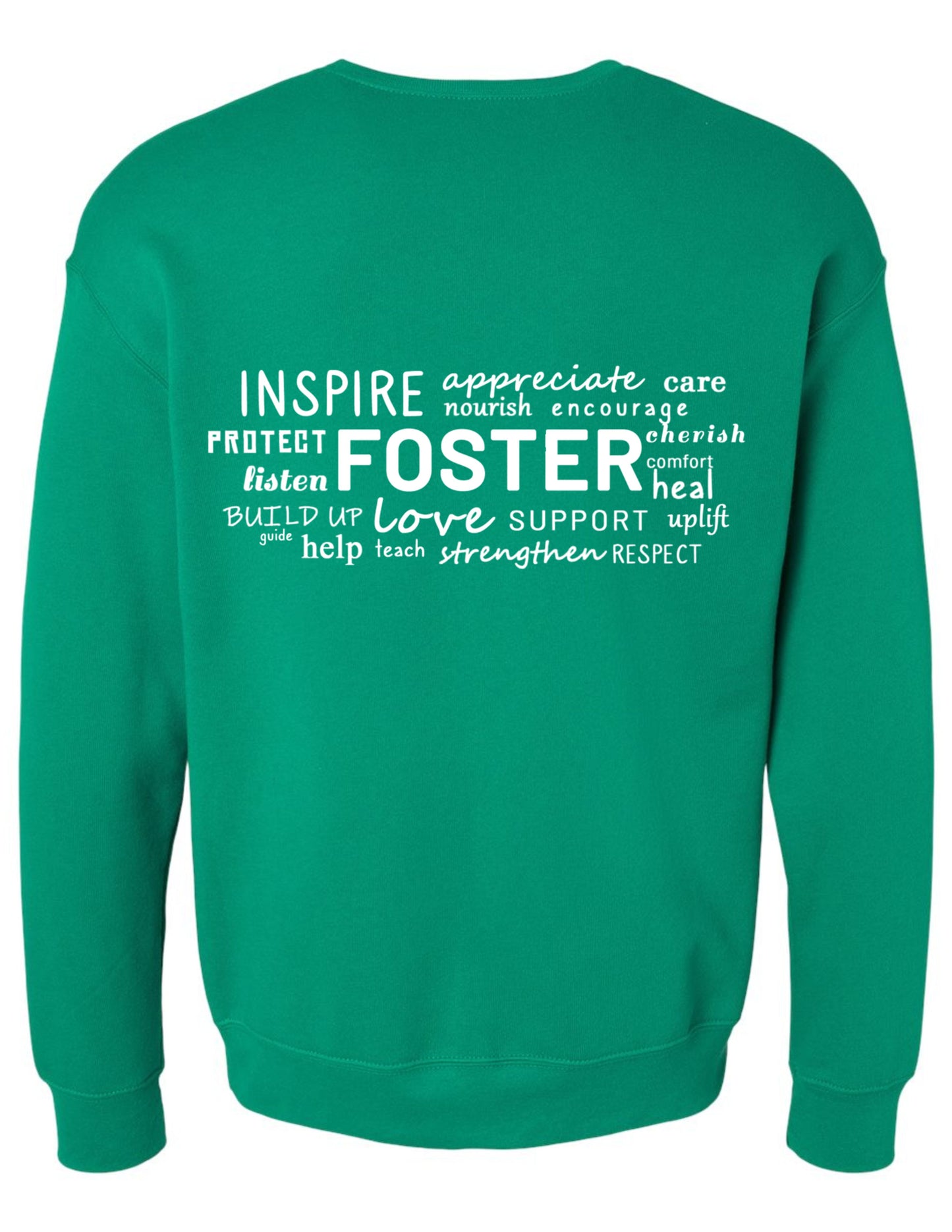 Foster Care Logo Pocket - Crewneck Sweatshirt