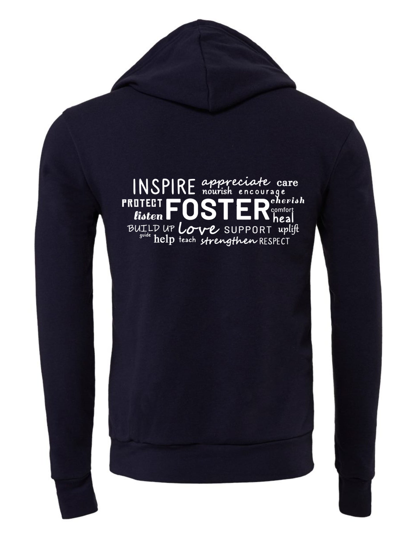 Foster Care Logo Pocket - Hooded Sweatshirt