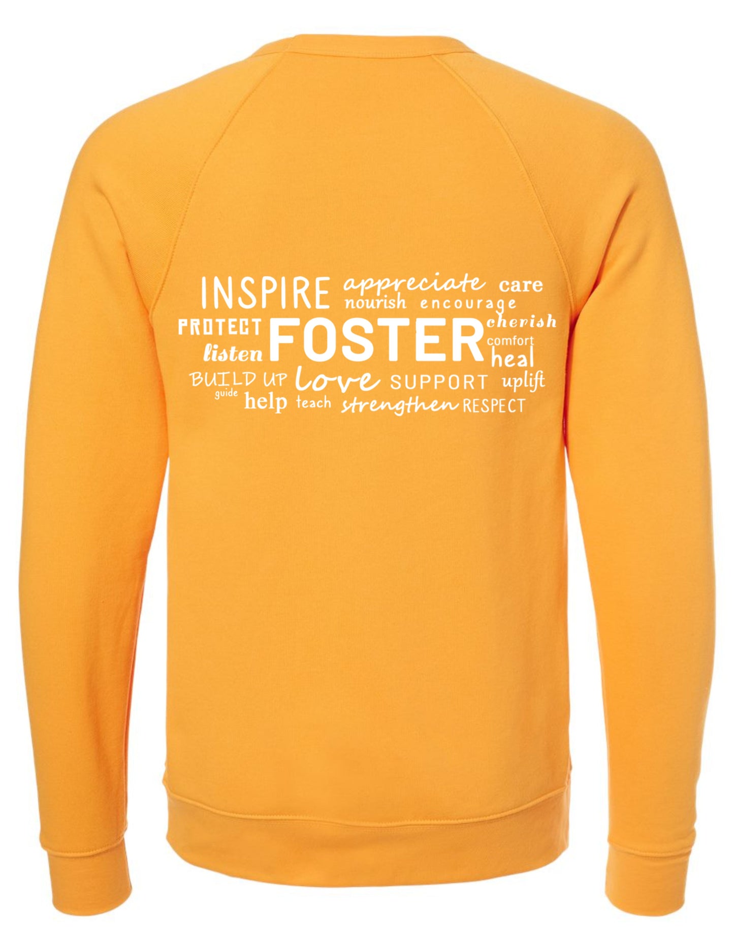 Foster Care Logo Pocket - Crewneck Sweatshirt