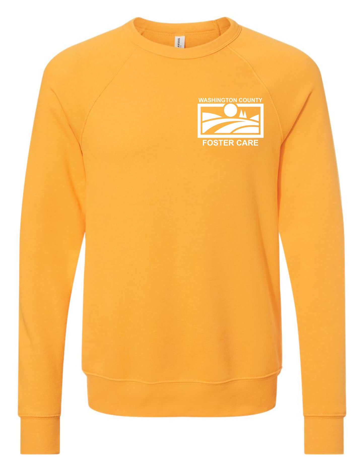 Foster Care Logo Pocket - Crewneck Sweatshirt