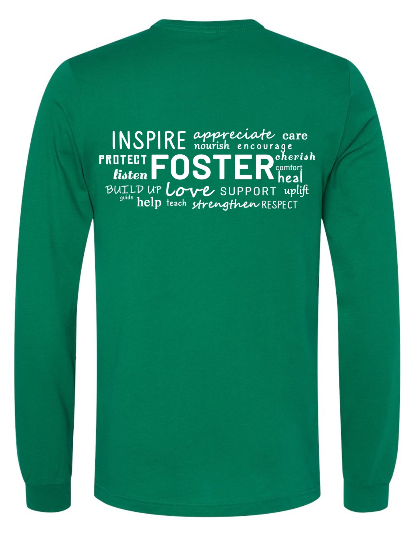 Foster Care Logo Pocket - Long Sleeve