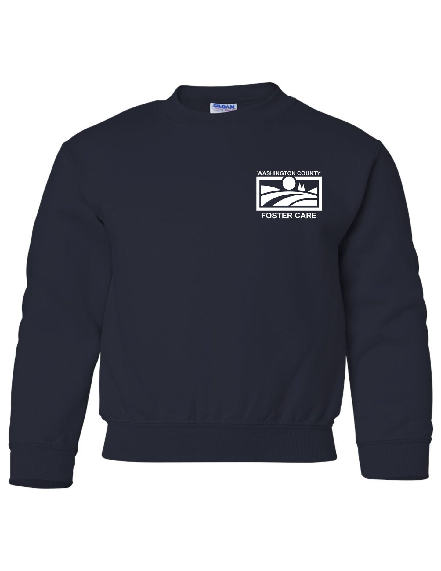 YOUTH - Foster Care Logo Pocket - Crewneck Sweatshirt