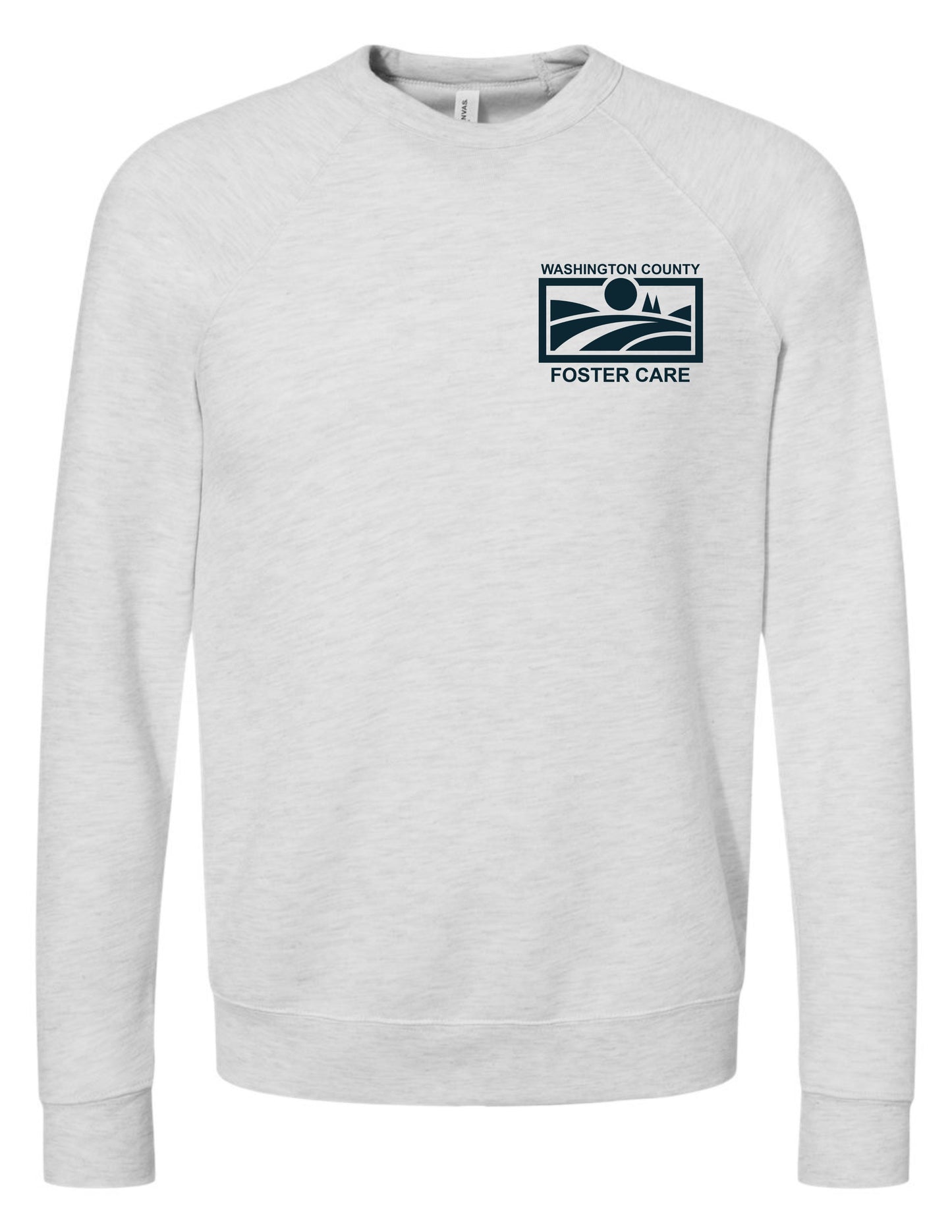 Foster Care Logo Pocket - Crewneck Sweatshirt