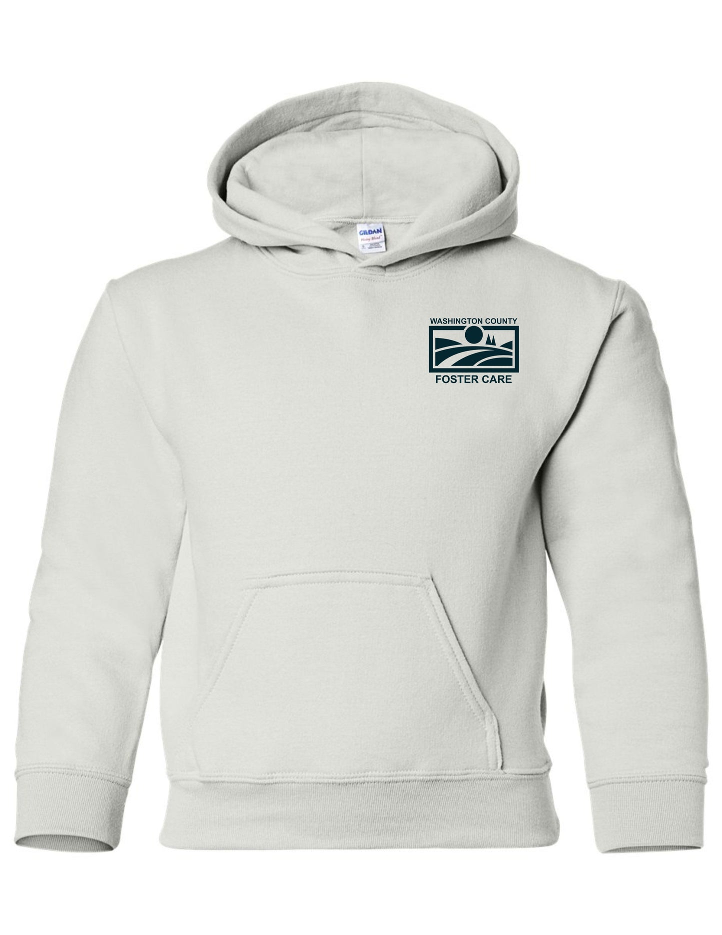 YOUTH - Foster Care Logo Pocket - Hooded Sweatshirt