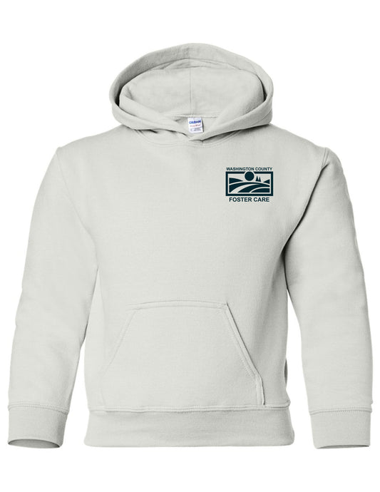 YOUTH - Foster Care Logo Pocket - Hooded Sweatshirt