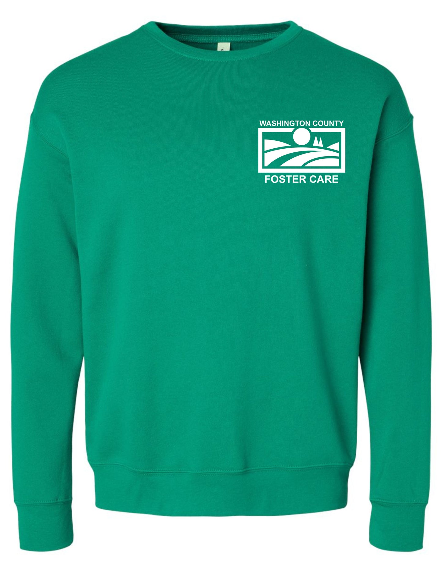 Foster Care Logo Pocket - Crewneck Sweatshirt