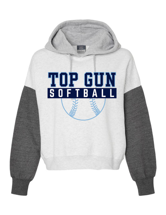*NEW* Top Gun - Softball Style - Women’s Crop Hoodie